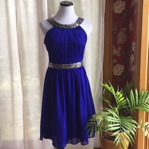 Blue dress